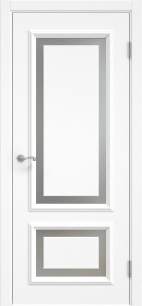 Межкомнатная дверь Actus 6.2 эмаль белая, триплекс белый