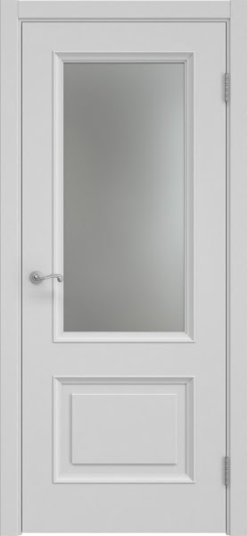 Межкомнатная дверь Actus 7.2 эмаль RAL 7047, матовое стекло