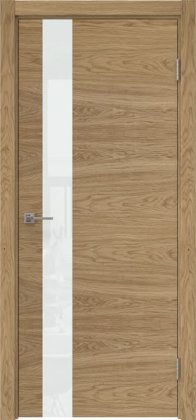 Межкомнатная дверь Dorsum 1.1 натуральный шпон дуба, лакобель белый