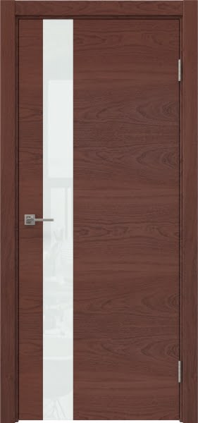 Межкомнатная дверь Dorsum 1.1 шпон красное дерево, лакобель белый