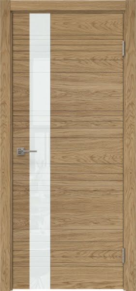 Межкомнатная дверь Dorsum 2.1HF натуральный шпон дуба, лакобель белый