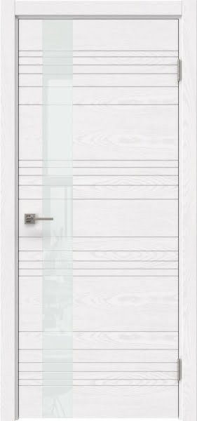 Межкомнатная дверь Dorsum 2.1HF шпон ясень белый, лакобель белый