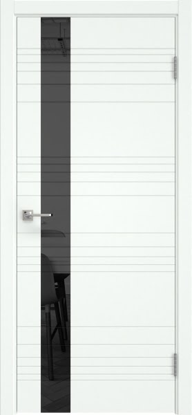 Межкомнатная дверь Dorsum 2.1HF эмаль RAL 9003, лакобель черный