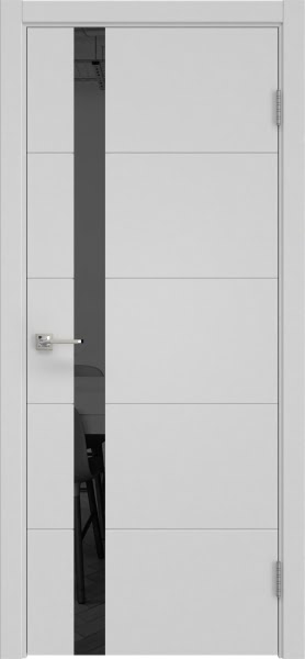 Межкомнатная дверь Dorsum 3.1F эмаль RAL 7047, лакобель черный