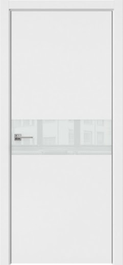 Межкомнатная дверь Dorsum 9.1 эмалит серый, лакобель белый