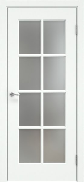 Межкомнатная дверь Lacuna 5.8 эмаль RAL 9003, матовое стекло