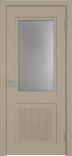 Межкомнатная дверь Lacuna 9.2 эмаль мокко, матовое стекло