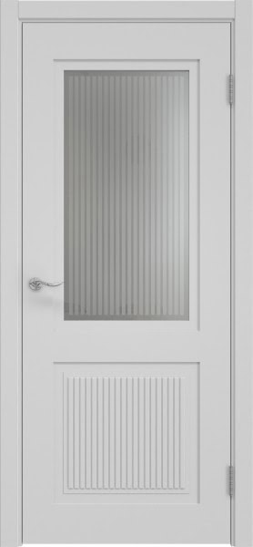 Межкомнатная дверь Lacuna 9.2 эмаль RAL 7047, матовое стекло