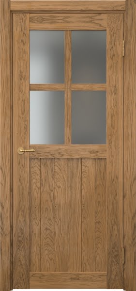 Межкомнатная дверь Vetus Loft 10.2 шпон дуб шервуд, матовое стекло