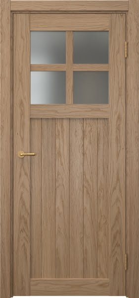 Межкомнатная дверь Vetus Loft 11.2 шпон дуб светлый, матовое стекло