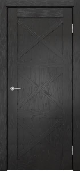 Межкомнатная дверь Vetus Loft 12.3 шпон ясень черный