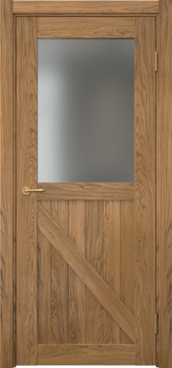 Межкомнатная дверь Vetus Loft 9.2 шпон дуб шервуд, матовое стекло