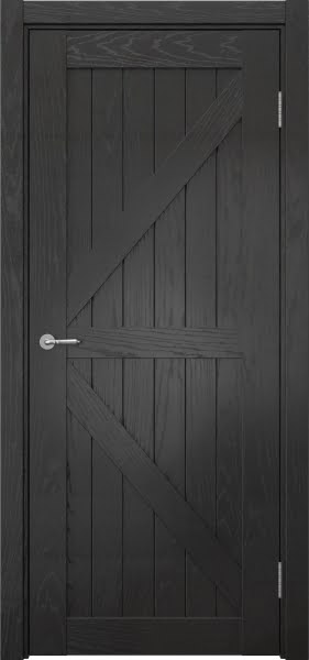 Межкомнатная дверь Vetus Loft 9.2 шпон ясень черный