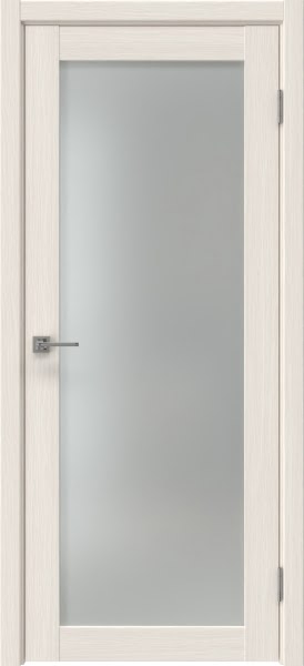 Межкомнатная дверь Vilis 00 экошпон лиственница беленая, матовое стекло