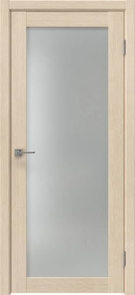 Межкомнатная дверь Vilis 00 экошпон лиственница кремовая, матовое стекло