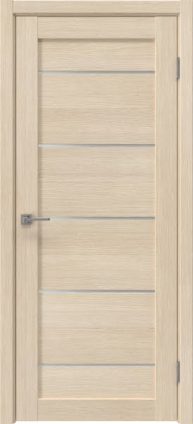 Межкомнатная дверь Vilis 06-13 экошпон лиственница кремовая, матовое стекло
