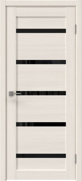 Межкомнатная дверь Vilis 06 экошпон лиственница беленая, лакобель черный
