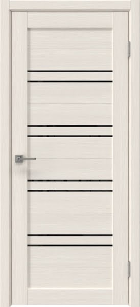 Межкомнатная дверь Vilis 21 экошпон лиственница беленая, лакобель черный