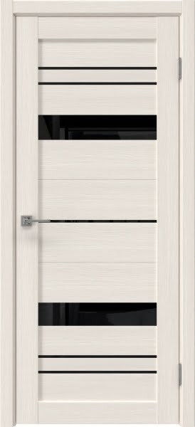 Межкомнатная дверь Vilis 34 экошпон лиственница беленая, лакобель черный