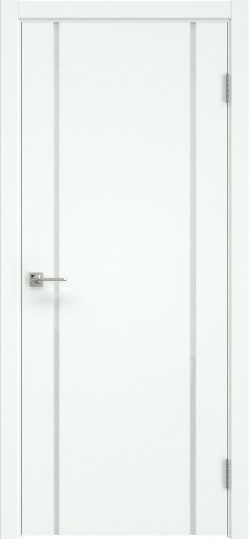 Межкомнатная дверь Vitrum 1.2 эмаль RAL 9003, триплекс белый