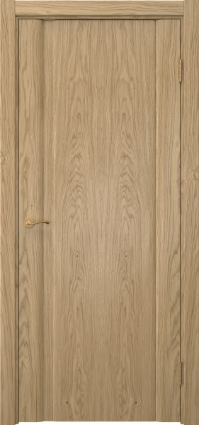 Межкомнатная дверь Vitrum 2.1 натуральный шпон дуба, глухая