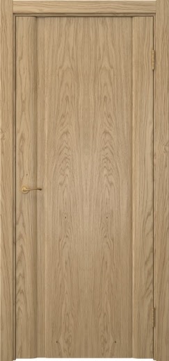 Межкомнатная дверь Vitrum 2.1 натуральный шпон дуба, глухая