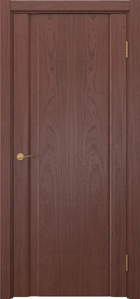 Межкомнатная дверь Vitrum 2.1 шпон красное дерево, глухая