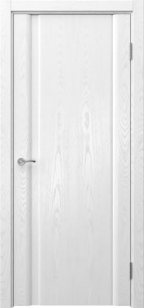 Межкомнатная дверь Vitrum 2.1 шпон ясень белый, глухая