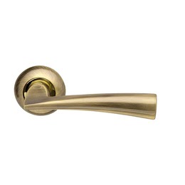 Дверная ручка COLUMBA-LD80-1ABGP-7 (бронза – золото (ЦАМ))