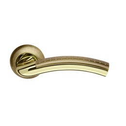 Дверная ручка LIBRA-LD26-1ABGP-7 (бронза – золото (ЦАМ))