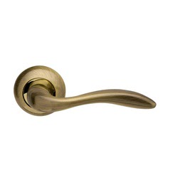 Дверная ручка SELENA-LD19-1ABGP-7 (бронза – золото (ЦАМ))