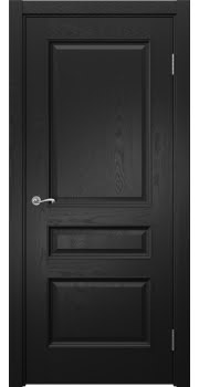 Межкомнатная дверь Actus 1.3P шпон ясень черный — 1000