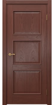 Межкомнатная дверь Actus 4.3L шпон красное дерево, глухая — 1209