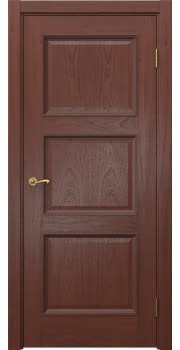 Межкомнатная дверь Actus 4.3PT шпон красное дерево, глухая — 1277