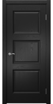 Межкомнатная дверь Actus 4.3PT шпон ясень черный, глухая — 1291