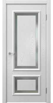 Межкомнатная дверь, Actus 6.2 (шпон ясень серый, со стеклом)
