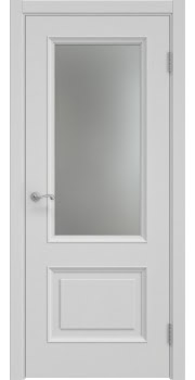 Межкомнатная дверь Actus 7.2 эмаль RAL 7047, матовое стекло — 1171