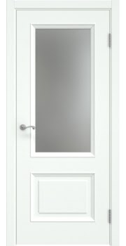 Межкомнатная дверь Actus 7.2 эмаль RAL 9003, матовое стекло — 1173