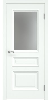 Межкомнатная дверь Actus 7.3 эмаль RAL 9003, матовое стекло — 1181
