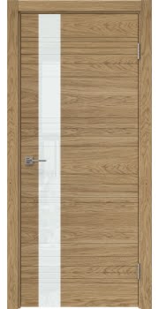 Межкомнатная дверь Dorsum 2.1HF натуральный шпон дуба, лакобель белый — 1301
