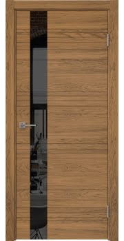 Межкомнатная дверь Dorsum 2.1HF шпон дуб шервуд, лакобель черный — 1296