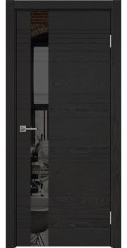 Межкомнатная дверь Dorsum 2.1HF шпон ясень черный, лакобель черный — 545