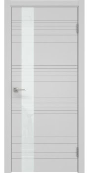 Межкомнатная дверь Dorsum 2.1HF эмаль RAL 7047, лакобель белый — 0533
