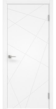 Влагостойкая межкомнатная дверь для ванной, Dorsum 4.0F (эмаль белая)