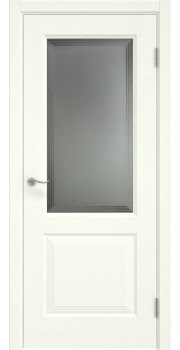 Межкомнатная дверь Lacuna 11.2 эмаль RAL 9010, матовое стекло — 1327