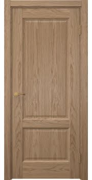 Филенчатая дверь, каркас из массива сосны, Vetus 1.2 (шпон дуб светлый)