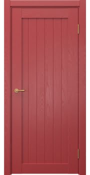 Межкомнатная дверь Vetus Loft 11.1 эмаль RAL 3001 по шпону ясеня — 0165