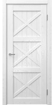 Межкомнатная дверь Vetus Loft 12.3 шпон ясень белый — 0198