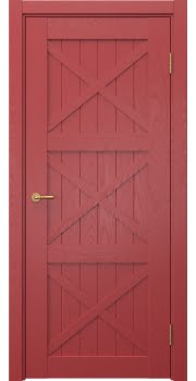 Комнатная дверь Vetus Loft 12.3 (эмаль RAL 3001 по шпону ясеня)