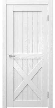 Межкомнатная дверь Vetus Loft 7.2 шпон ясень белый — 282
